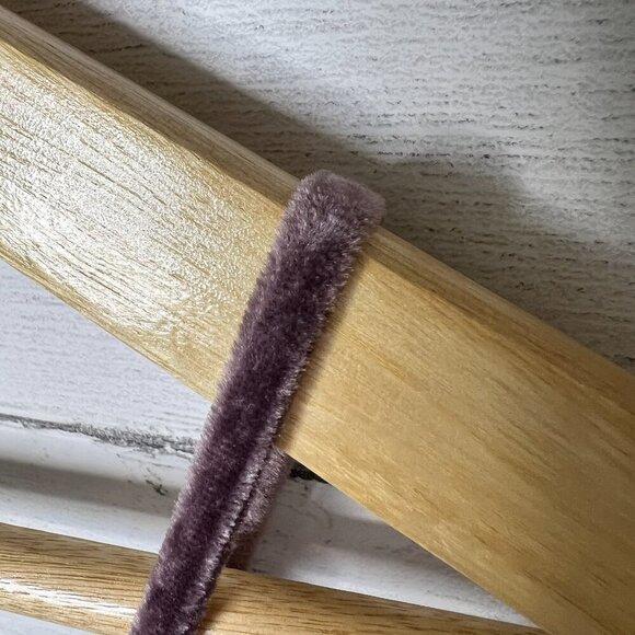 Lucky Brand Dress Womens Size XS Mauve Purple Faux Wrap Velvet Maxi Tulip Hem - Picture 11 of 16